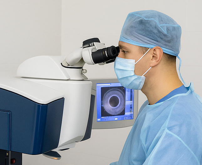 Лазерная коррекция зрения при помощи фоторефракционной кератэктомии