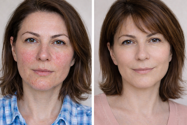 Результаты лечения купероза лазером М22