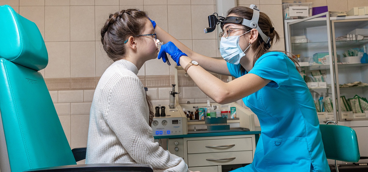 Искривление перегородки носа