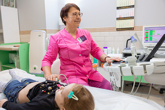Детское УЗИ в клинике 100med